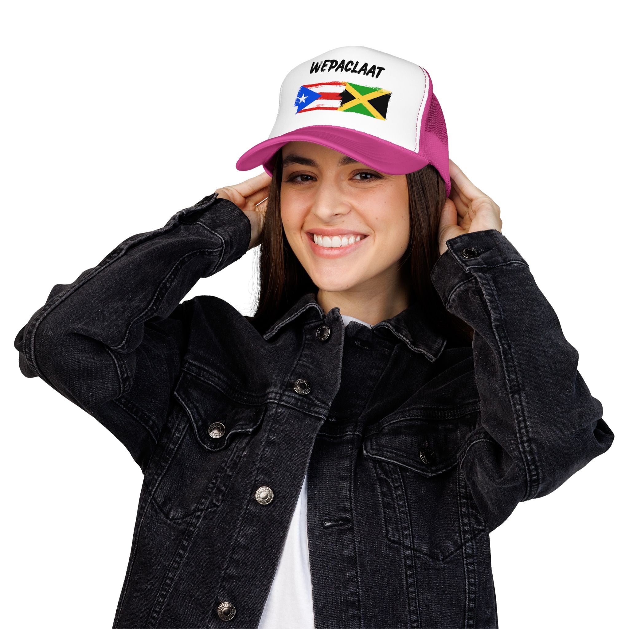 Trucker Hat Pink / White / Pink