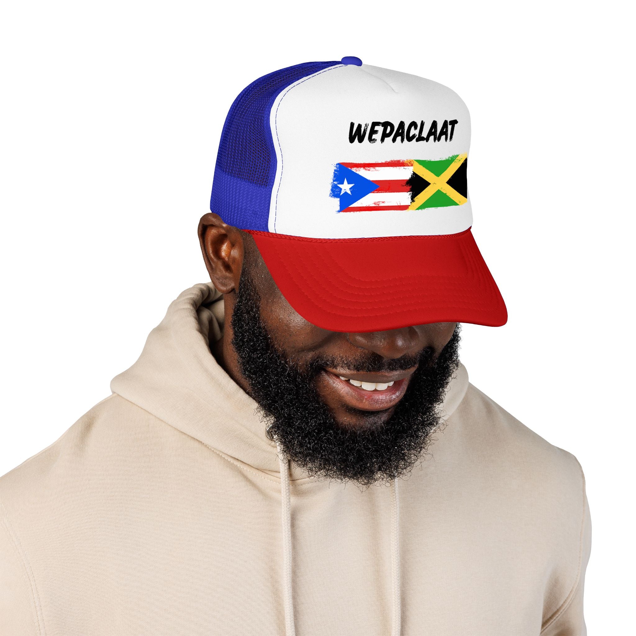 Trucker Hat Red / White / Royal